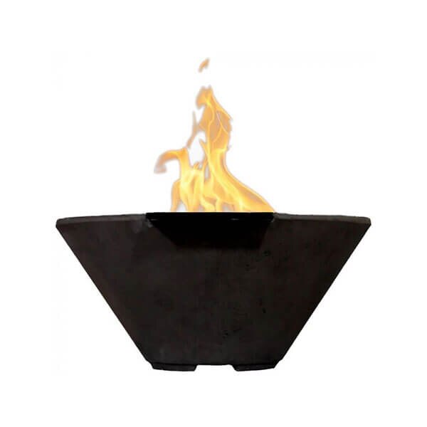 Verona Concrete Gas Fire Bowl